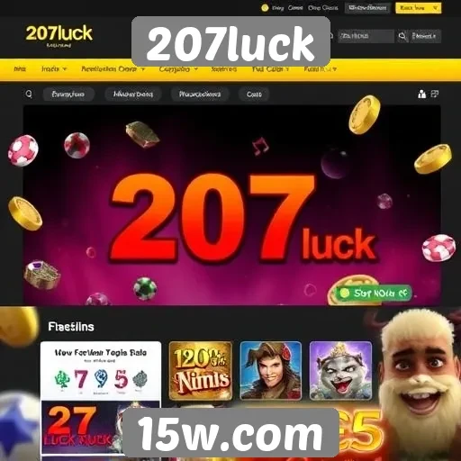 Novas funcionalidades do site 207luck em destaque